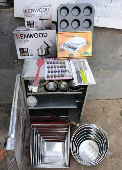 bakery equipment growth package with commercial oven mixer and baking tools for expanding bakeries in Nigeria